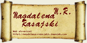 Magdalena Rašajski vizit kartica